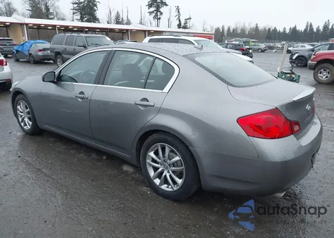 2007 Infiniti G35 Journey from USA, damaged, VIN JNKBV61E57M716434